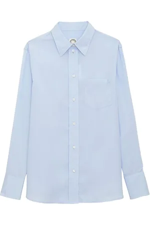 Inès de la Fressange Bluzki, Kobieta, Niebieski, L, Bawełna, Blouses & Shirts