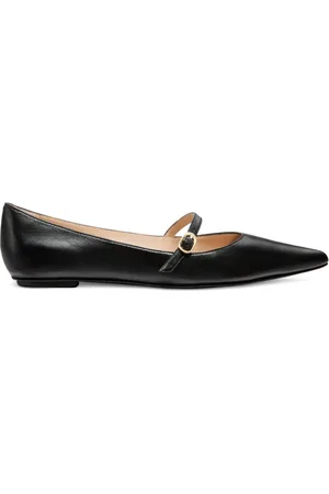 Stuart Weitzman Buty, Kobieta, Czarny, 35 EU, Skóra, Emilia Mary Jane Flat