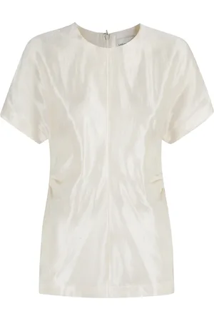 Loulou Studio Bluzki, Kobieta, Biały, M, Len, Pero Blouse