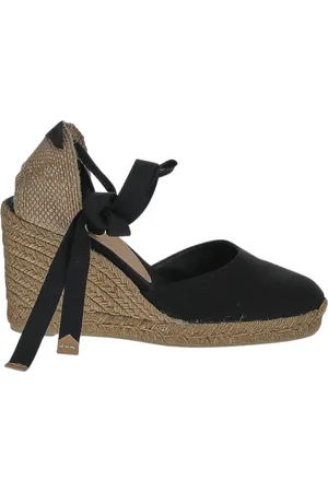 Castaner Buty, Kobieta, Czarny, 41 EU, Bawełna, Espadryle na koturnie