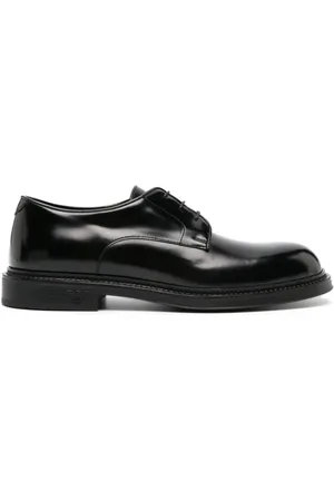 Emporio Armani Buty, Mężczyzna, Czarny, 45 EU, Skóra, Klasyczne Oksfordy