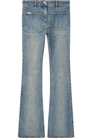 Courrèges Jeansy, Kobieta, Niebieski, W29, Bawełna, Jeansyy z rozszerzanymi nogawkami