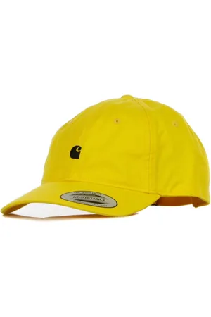 Carhartt Akcesoria, Mężczyzna, Żółty, ONE SIZE, Bawełna, Czapka z Zakrzywionym Daszkiem