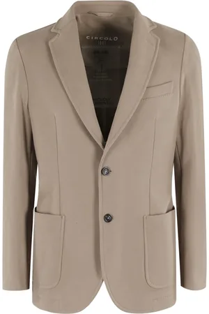 Circolo Kurtki, Mężczyzna, Beżowy, 2XL, Bawełna, Jersey Jacket