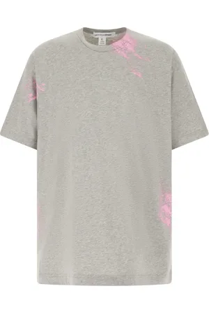 Comme des Garçons Koszulki, Mężczyzna, Szary, S, Bawełna, Casualowa koszulka bawełniana