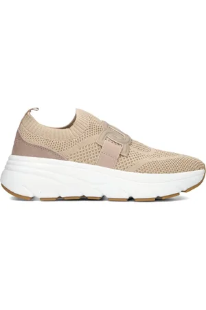 Twin-Set Buty, Kobieta, Beżowy, 37 EU, Beżowo-Różowe Niskie Buty Chunky