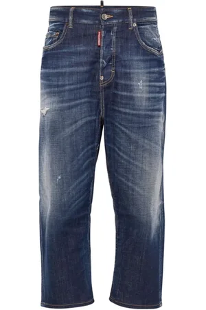 Dsquared2 Jeansy, Kobieta, Niebieski, S, Bawełna, Granatowe dżinsy Kawaii
