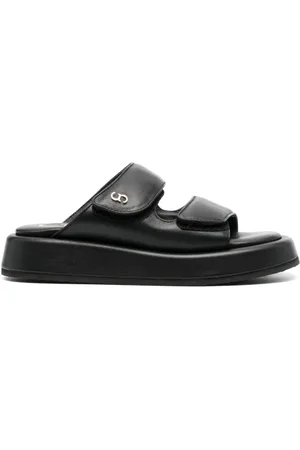 Casadei Buty, Kobieta, Czarny, 40 EU, Skóra, Klapki Ciabatta