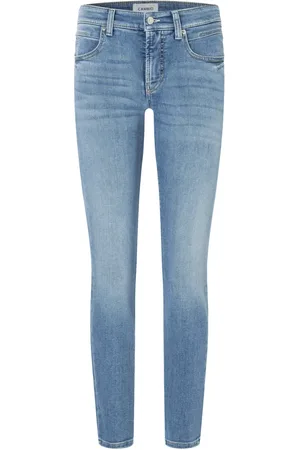 Cambio Jeansy, Kobieta, Niebieski, 2XL, Bawełna, Niebieskie Jeansyy Paris Seam Model