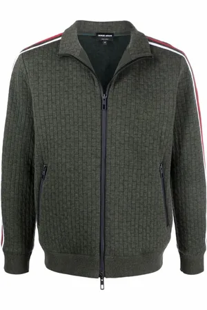 Giorgio Armani Bluzy, Mężczyzna, Zielony, L, Nylon, Kurtki