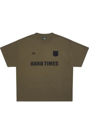 Umbro Koszulki, Mężczyzna, Zielony, S, Army Hard Times T-Shirt