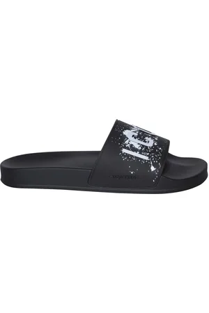 Dsquared2 Buty, Mężczyzna, Czarny, 40 EU, Klapki Icon Splash Slide
