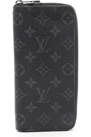 LOUIS VUITTON Pre-owned, Mężczyzna, Czarny, ONE SIZE, Skóra, Pre-owned portfele płócienne