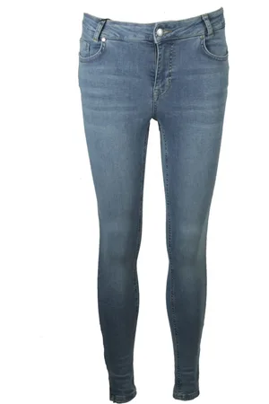 My Essential Wardrobe Jeansy, Kobieta, Niebieski, W27 L28, Bawełna, The Celinazip 101 High Slim Jeansy