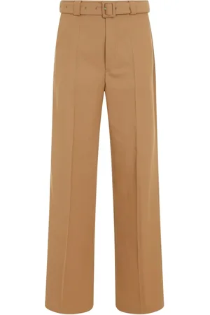DRIES VAN NOTEN Spodnie, Mężczyzna, brązowy, L, Spodnie z szerokimi nogawkami