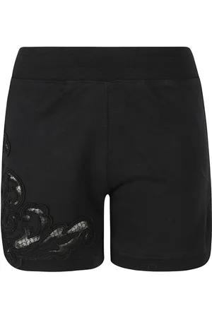 ERMANNO SCERVINO Szorty, Kobieta, Czarny, XS, Bawełna, Krótkie Szorty