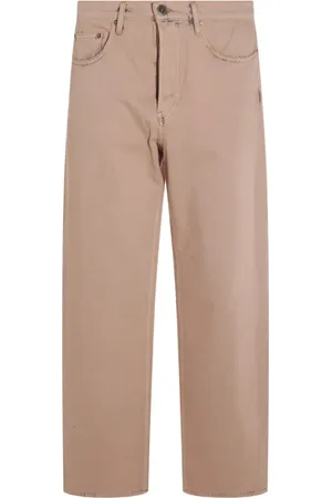 Golden Goose Jeansy, Mężczyzna, Różowy, W32, Różowe jeansy z luźnym krojem i podwójną gwiazdką