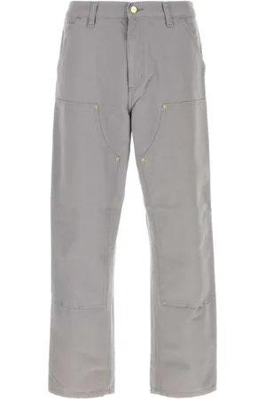 Carhartt Jeansy, Mężczyzna, Szary, W36, Bawełna, Spodnie bawełniane Double Knee