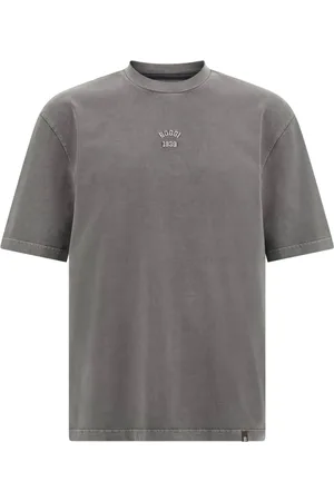 Boggi Milano Koszulki, Mężczyzna, Szary, M, Bawełna, Bawełniany T-shirt Jersey