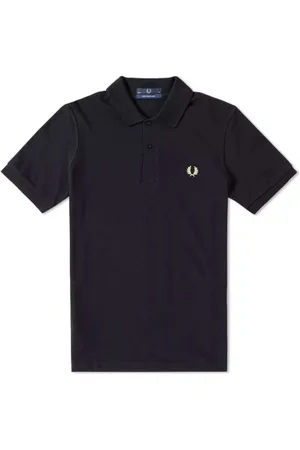 Fred Perry Koszulki, Mężczyzna, Czarny, S, Bawełna, Oryginalna gładka koszulka polo w kolorze czarnym Champagne