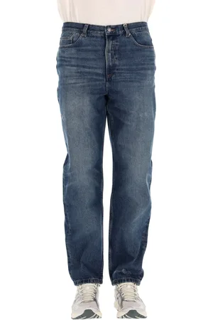 A.P.C. Jeansy, Mężczyzna, Niebieski, W32, Denim, Jeansyy z Denimu z Mikropęknięciami