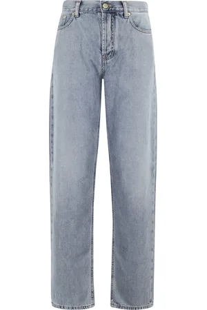 DARKPARK Jeansy, Kobieta, Niebieski, W28, Spodnie Relaxed Fit Tencel