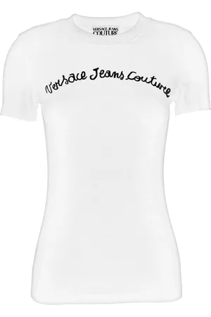 VERSACE Koszulki, Kobieta, Biały, S, T-shirty i Polosy Białe