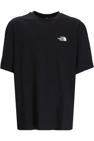 The North Face Koszulki, Mężczyzna, Czarny, S, Bawełna, T-shirt z haftowanym logo