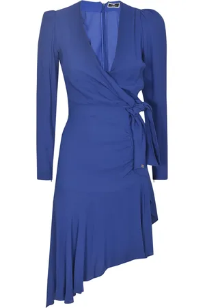 Elisabetta Franchi Sukienki, Kobieta, Niebieski, S, Sukienka Indaco Ss 24