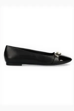 Furla Buty, Kobieta, Czarny, 39 EU, Skóra, Baletki Chain
