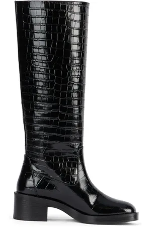 Stuart Weitzman Buty, Kobieta, Czarny, 40 1/2 EU, Skóra, Kozaki do kolan Kaia