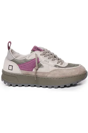 D.A.T.E. Buty, Kobieta, Wielobarwność, 36 EU, Zamsz, Sneakersy z grubą podeszwą z zamszu