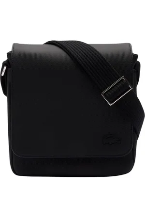 Lacoste Torebki, Mężczyzna, Czarny, ONE SIZE, Klasyczna torebka na ramię z klapką