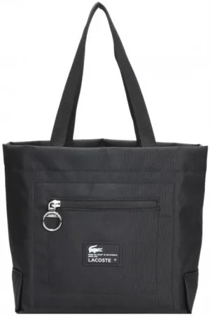 Lacoste Torebki, Kobieta, Czarny, ONE SIZE, Płócienna Torba na Ramię