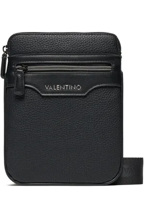 Valentino by Mario Valentino Torebki, Mężczyzna, Czarny, ONE SIZE, Len, Efeo Torba na Ramię