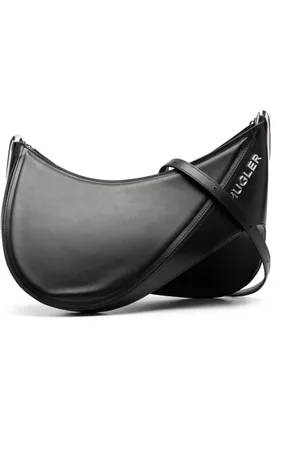 MUGLER Torebki, Kobieta, Czarny, ONE SIZE, Skóra, Torba na ramię