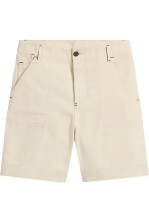 Jacquemus Szorty, Mężczyzna, Beżowy, W31, Białe Bawełniane Szorty Bermuda
