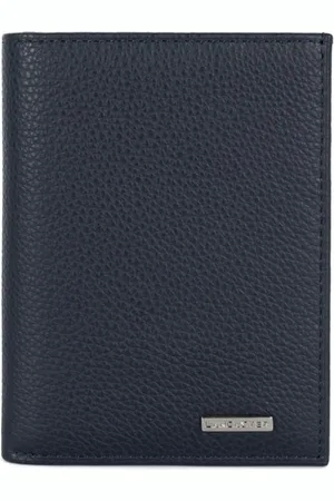 Lancaster Akcesoria, Mężczyzna, Niebieski, ONE SIZE, Zamsz, Złożony Portfel Milano Gentlemen Niebieski