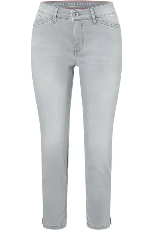 Mac Jeansy, Kobieta, Szary, 2XS, Bawełna, Smart Skinny Jeansy