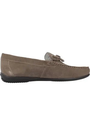 Geox Buty, Mężczyzna, Szary, 43 EU, Zamsz, Ascanio Mokasyny