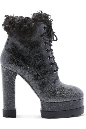 Casadei Buty, Kobieta, Czarny, 37 EU, Skóra, Sznurowane botki Mountain Lover