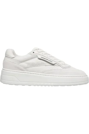 Copenhagen Shoes Buty, Kobieta, Biały, 38 EU, Skóra, Białe skórzane sneakersy