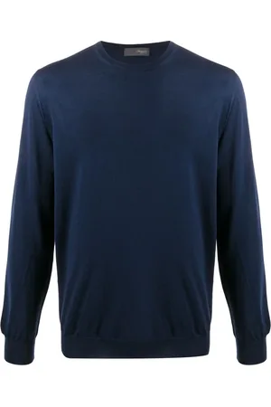 DRUMOHR Swetry, Mężczyzna, Niebieski, 3XL, Nowoczesny Golf