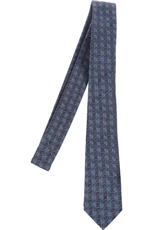 Etro Akcesoria, Mężczyzna, Niebieski, ONE SIZE, Elegancki jedwabny krawat