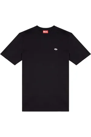 Diesel Koszulki, Mężczyzna, Czarny, S, Bawełna, T-shirt T-Adjust-Doval-PJ