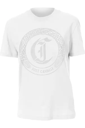 Roberto Cavalli Koszulki, Kobieta, Biały, 2XS, Koszulki i Pola Białe