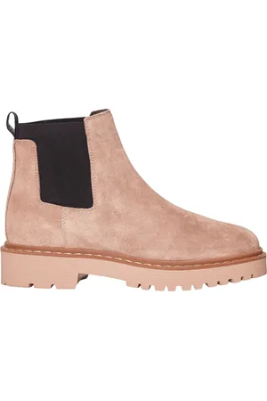 Hogan Buty, Kobieta, brązowy, 38 EU, Zamsz, Botki do kostki