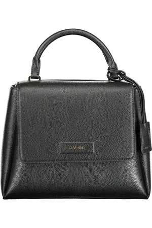 Calvin Klein Torebki, Kobieta, Czarny, ONE SIZE, Poliester, Damska torebka z odpinanym paskiem