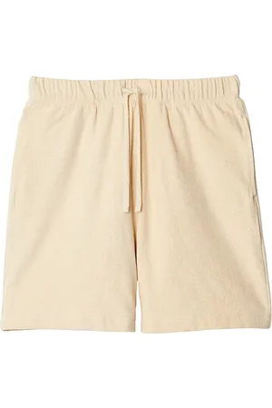 Burberry Szorty, Mężczyzna, Biały, S, Bawełna, Luźne szorty jeansowe