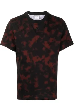 Courrèges Koszulki, Mężczyzna, Czarny, S, Bawełna, T-shirt z nadrukiem szylkretowym